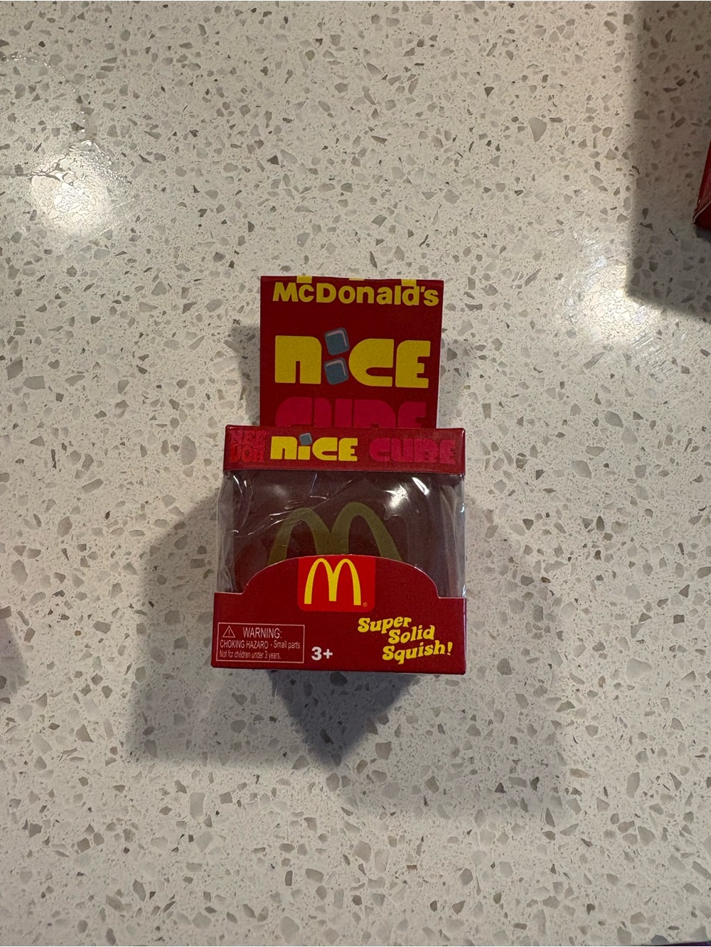 McDonald's Red & Yellow Nice Cube Squish Toy